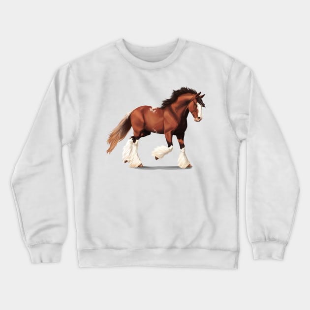 Clydesdale horse Crewneck Sweatshirt by Pam069